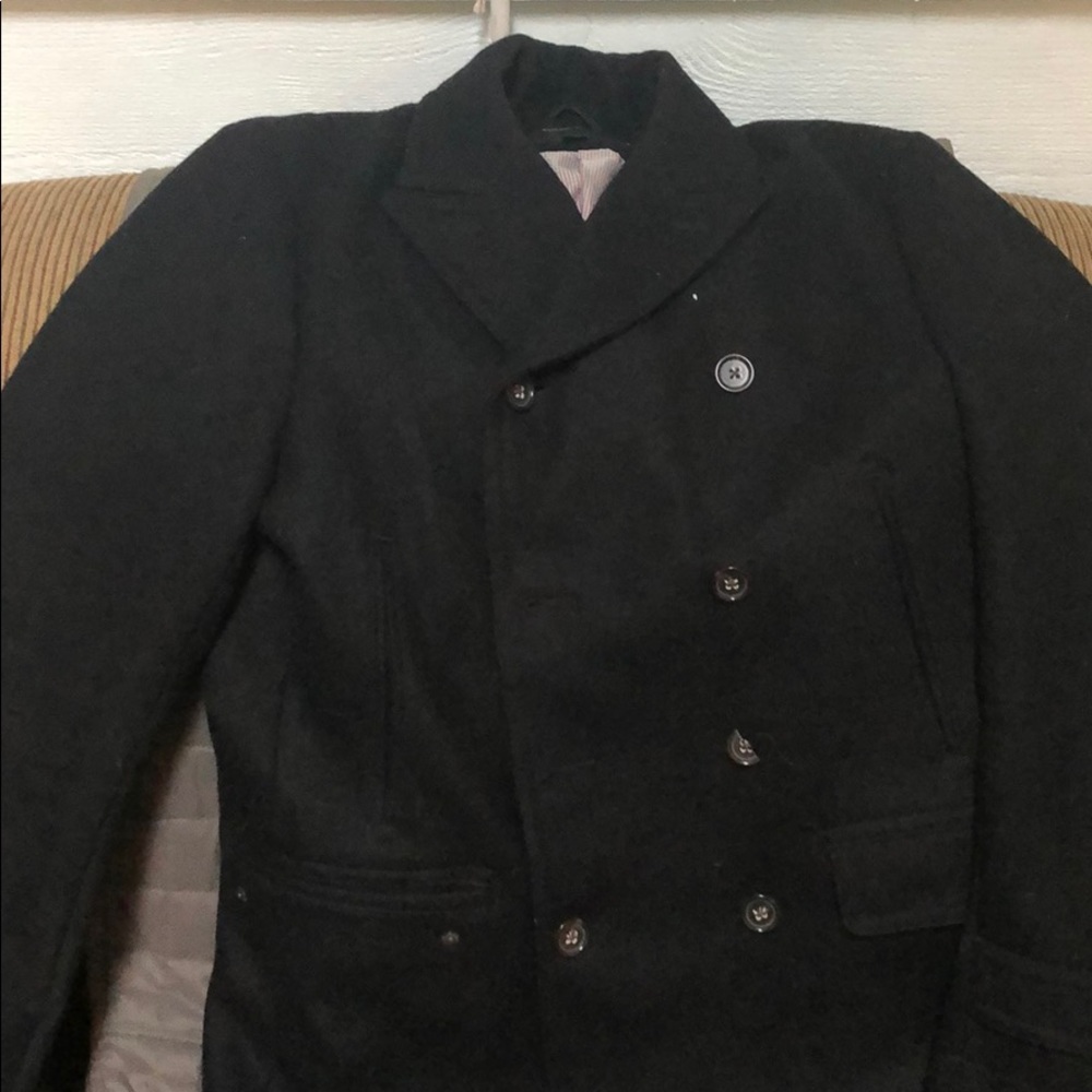 Black Banana Republic Pea Coat